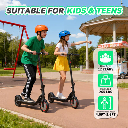 EU Stock Foldable Portable 350W Electric Scooter 19MPH Max Speed 12 Miles Long Range 36V5.2AH Battery Three Speed Adjustment App Control Max Load 120Kg 8.5 Inch Solid Rubber Tire IPX4 Waterproof For Daily City Commuting