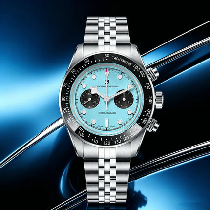 Nuovo Orologio da Uomo PAGANI DESIGN Panda 2026, Marca di Lusso, Orologio al Quarzo, Cronografo Sportivo, Ghiera in Ceramica, Vetro Zaffiro AR, Luminoso, Impermeabile, in Acciaio Inossidabile