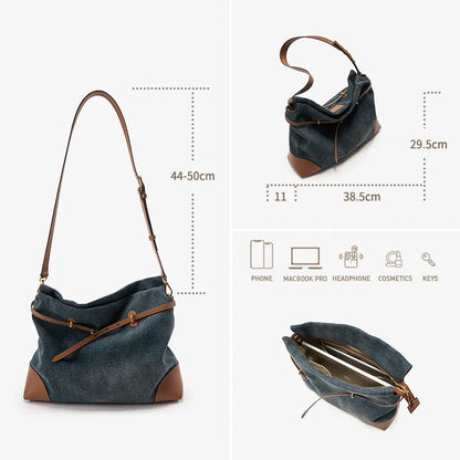 Borsa tote sportiva da donna 2025 - Borsa a tracolla morbida struttura con scomparto espandibile, grande capacità per palestra e viaggi