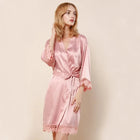 Hermana De La Novia Robes Personalizzato Madre De La Novia Kimono Personalizzato Setoso Abito da sposa da damigella d'onore Vestaglie estive in raso