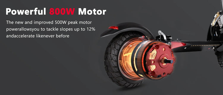 Monopattino Elettrico con Motore 800W, Batteria 48V13AH, Sedile Rimovibile, Pneumatici 10\", per Pendolari Urbani e Fuoristrada, Pieghevole