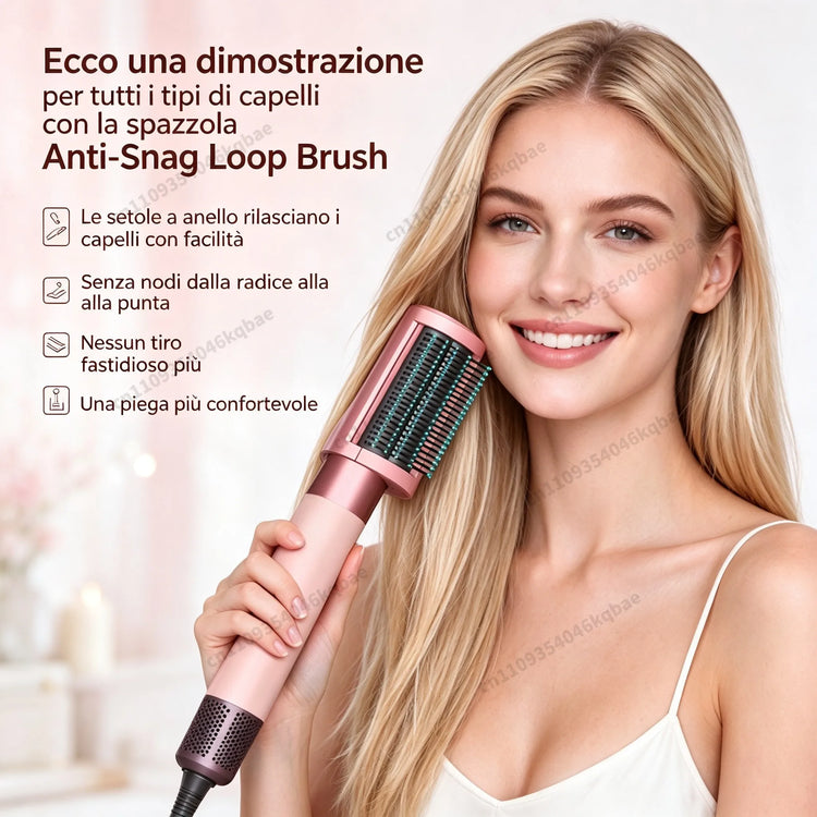 SenCiciMen 6-in-1 Air Multi-Styler 110,000 RPM High-Speed Hair Dryer Brush with Auto-Wrap Curlers Hair Styling Tool Fast Drying, Curling, Volumizing &  Smooth Blowouts and Frizz Gift for Women