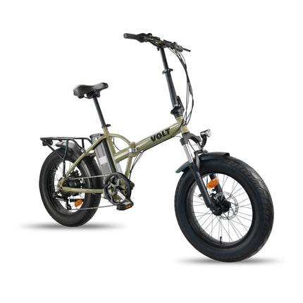 Fat Bike Elettrica Volt Alpha Pro 250W 36V 13Ah Pieghevole Ruote FAT 20" Freno Disco Autonomia 70km per Adulti - Prodotto e Spedito dall'Italia - Conforme Normative UE