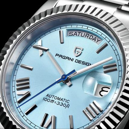 Orologi da uomo PAGANI DESIGN DD36 2026 Nuovo orologio automatico con data e giorno della settimana, orologio da polso meccanico da uomo con vetro zaffiro AR, orologio da uomo in acciaio inossidabile 316L, movimento ST16, qua