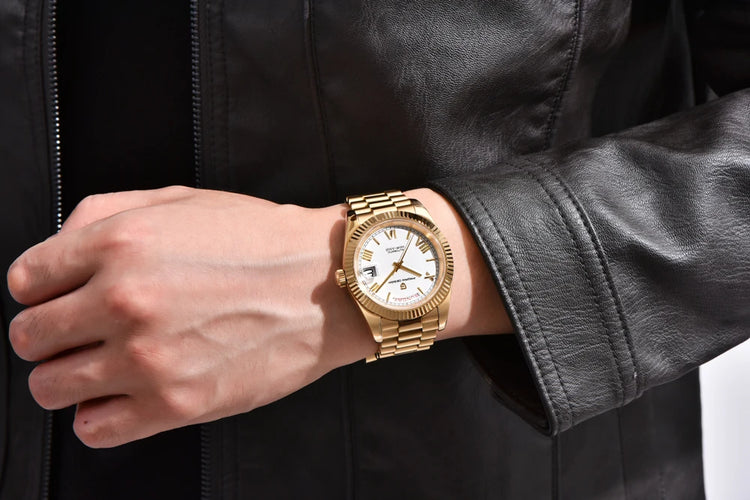Nuovo Orologio da Uomo PAGANI DESIGN DD40 2026, Orologio Automatico di Lusso in Oro Rosa, Orologio Meccanico da Uomo con Vetro Zaffiro AR, Impermeabile, con Data, Regalo per Uomo, Orologio in Acciaio Inossidabile