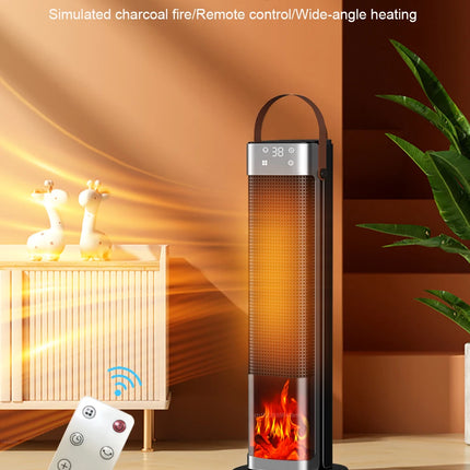 Electric Heater 2000W Heating Fans Portable PTC Fan Heater Electric Space Heater Household Hot Air Blower Electric Warmer with Remote Control