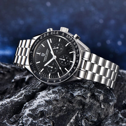 Nuovo Orologio Cronografo da Uomo PAGANI DESIGN 2026, Orologio al Quarzo di Lusso per Uomo con Vetro Zaffiro AR, Impermeabile, Spedizione Locale