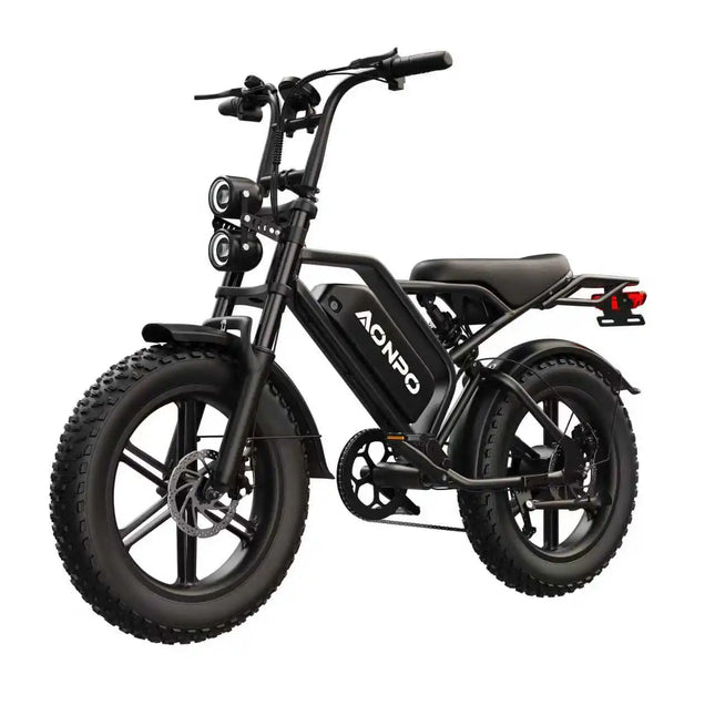 AONPO Electric Bicycle for Adults, 2000W Peak Power Motor, 52V15Ah Battery, Off-Road Mountain Bike, 20*4.0 Inch Fat Tires, E-Bike