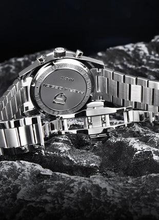 Nuovo Orologio da Uomo PAGANI DESIGN 2026, Orologio al Quarzo con Fasi Lunari, Cronografo Sportivo Impermeabile, Vetro Zaffiro AR, Luminoso, Spedizione Locale