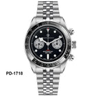 PAGANI DESIGN Nuovo orologio da uomo Panda, orologio sportivo cronografo al quarzo di lusso, vetro zaffiro AR, luminoso, impermeabile, consegna locale UE
