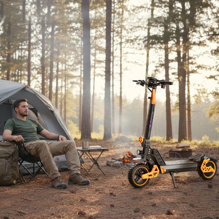 Monopattino Elettrico RUITOO M4MAX 55 KM/H con Doppio Ammortizzatore, Pieghevole, Autonomia 55KM, Pneumatici da 10 Pollici
