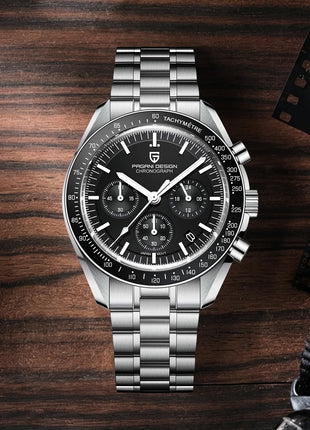 Nuovo Orologio Cronografo da Uomo PAGANI DESIGN 2026, Orologio al Quarzo di Lusso per Uomo con Vetro Zaffiro AR, Impermeabile, Spedizione Locale