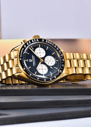 Nuovo Orologio da Uomo PAGANI DESIGN V6 Moon 2026, Orologio al Quarzo di Lusso, Cronografo Sportivo VK63, Vetro Zaffiro AR, Impermeabile, Luminoso, Regalo
