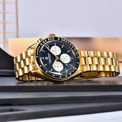 Nuovo Orologio da Uomo PAGANI DESIGN V6 Moon 2026, Orologio al Quarzo di Lusso, Cronografo Sportivo VK63, Vetro Zaffiro AR, Impermeabile, Luminoso, Regalo