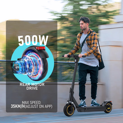 JUICEASE MAX4 Pro 800W Scooter Elettrico Smart APP 35-45KM Gamma Adulti Scooter Elettrico Doppio Ammortizzatore Pieghevole Escooter