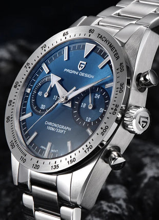 Nuovo Orologio da Uomo PAGANI DESIGN 2026, Orologio al Quarzo da Pilota, Cronografo Sportivo in Acciaio Inossidabile, Spedizione Locale