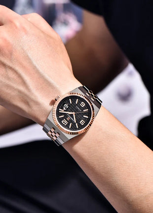 PAGANI DESIGN Nuovo orologio da uomo, orologio automatico di lusso da uomo, orologio meccanico, orologio con protezione AR, zaffiro brillante, spedizione locale