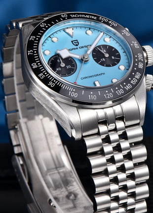 Nuovo Orologio da Uomo PAGANI DESIGN Panda 2026, Marca di Lusso, Orologio al Quarzo, Cronografo Sportivo, Ghiera in Ceramica, Vetro Zaffiro AR, Luminoso, Impermeabile, in Acciaio Inossidabile