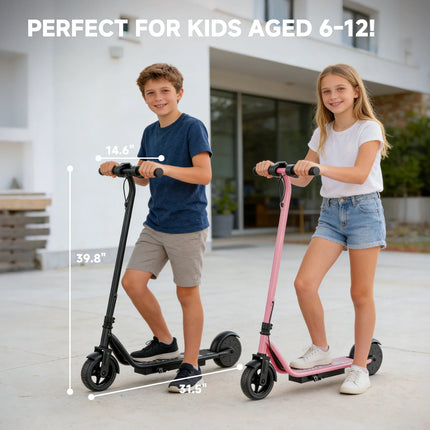 EU Stock 250W Children's Electric Scooter 9 MPH IPX4 Water Resistance Max Load 70 Kg Weighs Only 7.25 Kg A Sturdy Lightweight And Foldable Children's Electric Scooter