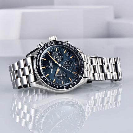 Nuovo Orologio da Uomo PAGANI DESIGN V6 Moon 2026, Orologio al Quarzo di Lusso, Cronografo Sportivo con Vetro Zaffiro Protettivo AR Luminoso