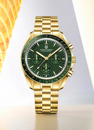 Nuovo Orologio da Uomo PAGANI DESIGN V6 Moon 2026, Orologio al Quarzo di Lusso, Cronografo Sportivo VK63, Vetro Zaffiro AR, Impermeabile, Luminoso, Regalo