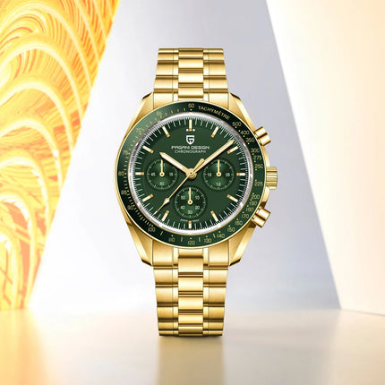Nuovo Orologio da Uomo PAGANI DESIGN V6 Moon 2026, Orologio al Quarzo di Lusso, Cronografo Sportivo VK63, Vetro Zaffiro AR, Impermeabile, Luminoso, Regalo