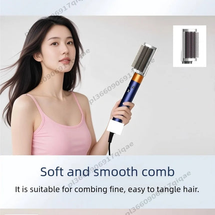 SenCiciMen 6 in 1 Professional Hot Air Styler Negative Ion Multi Hair Styler Set for Auto Curling Hair Styling Tools For Fast Drying, Curling, Volumizing &  Smooth Best Gift for Women