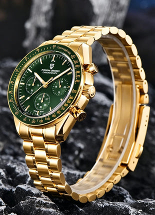 Nuovo Orologio da Uomo PAGANI DESIGN V6 Moon 2026, Orologio al Quarzo di Lusso, Cronografo Sportivo VK63, Vetro Zaffiro AR, Impermeabile, Luminoso, Regalo