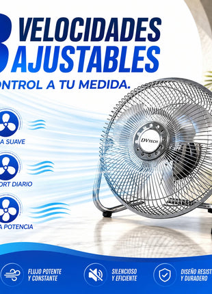 Ventilatore a piantana, 3 velocità regolabili, funzionamento silenzioso, ideale per rinfrescare la cucina, la terrazza, lo spazio di lavoro e le zone di riposo della tua casa.