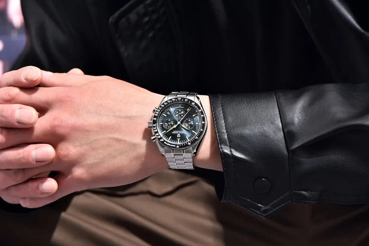 PAGANI DESIGN Nuovi orologi da uomo, orologio al quarzo di lusso, cronografo di precisione, vetro zaffiro AR, resistente all'acqua fino a 100M, orologio business 2026, spedizione locale UE