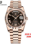 Rose gold black