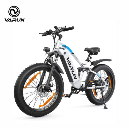 Bicicletta Elettrica per Adulti Varun S26-1, E-bike da Montagna, Batteria 48V 16Ah, Fatbike 26'', Bicicletta Elettrica da Strada