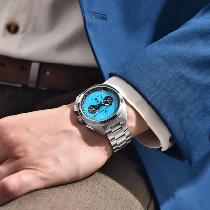 Orologio da Uomo Retrò PAGANI DESIGN 2026 Nuova Collezione, Cronografo al Quarzo, Vetro Zaffiro Giapponese VK63, Spedizione Locale