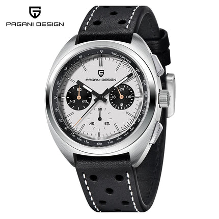 Orologio da Uomo Retrò PAGANI DESIGN 2026 Nuova Collezione, Cronografo al Quarzo, Vetro Zaffiro Giapponese VK63, Spedizione Locale