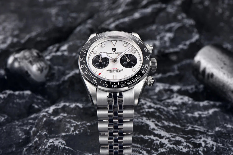 Nuovo Orologio da Uomo PAGANI DESIGN Panda 2026, Marca di Lusso, Orologio al Quarzo, Cronografo Sportivo, Ghiera in Ceramica, Vetro Zaffiro AR, Luminoso, Impermeabile, in Acciaio Inossidabile