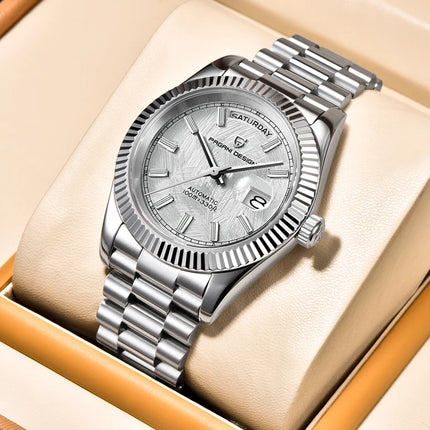 Nuovo Orologio Meccanico da Uomo PAGANI DESIGN DD40 2026, Orologio Automatico di Lusso con Vetro Zaffiro AR, Data, Impermeabile, in Acciaio Inossidabile, Regalo per Uomo