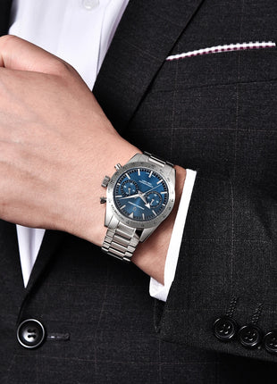 Nuovo orologio da uomo DESIGN PAGANI, stile retrò con lancetta larga, orologio al quarzo di lusso da uomo, cronografo sportivo veloce, movimento VK64, vetro zaffiro AR, consegna locale