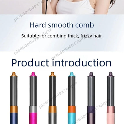 SenCiciMen 6 in 1 Professional Hot Air Styler Negative Ion Multi Hair Styler Set for Auto Curling Hair Styling Tools For Fast Drying, Curling, Volumizing &  Smooth Best Gift for Women