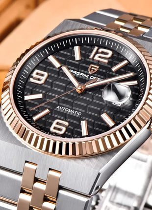 PAGANI DESIGN Nuovo orologio da uomo, orologio automatico di lusso da uomo, orologio meccanico, orologio con protezione AR, zaffiro brillante, spedizione locale