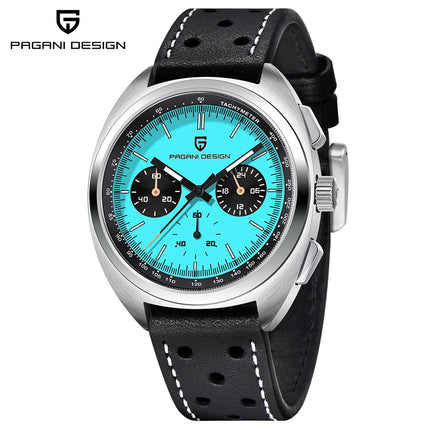 Orologio da Uomo Retrò PAGANI DESIGN 2026 Nuova Collezione, Cronografo al Quarzo, Vetro Zaffiro Giapponese VK63, Spedizione Locale