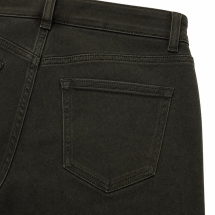 Women's Jeans Skinny High Waist Denim Green Olive Washed Elastic Effect pants Slim Fit Streetwear Casual For Work Out And Leisure YW‑1639D