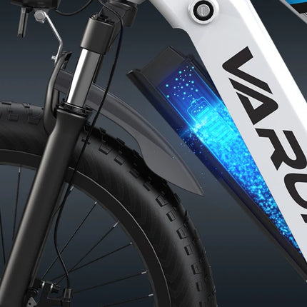 Bicicletta Elettrica per Adulti Varun S26-1, E-bike da Montagna, Batteria 48V 16Ah, Fatbike 26'', Bicicletta Elettrica da Strada