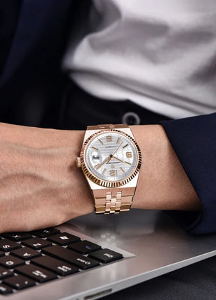 PAGANI DESIGN Nuovo orologio da uomo, orologio automatico di lusso da uomo, orologio meccanico, orologio con protezione AR, zaffiro brillante, spedizione locale