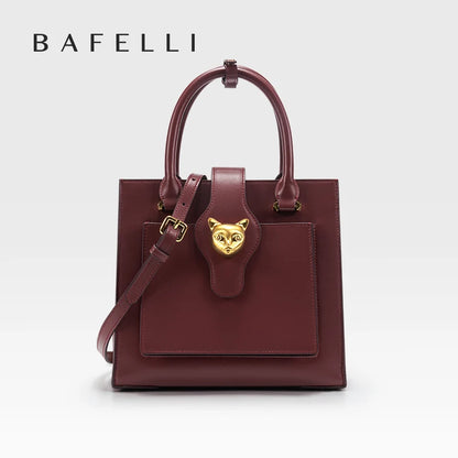 BAFELLI Borsa da donna in pelle di lusso 2025 Nuovo modello Borsa a tracolla portatile multi-scomparto di grande capacità Pendolari di moda