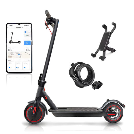 Monopattino Elettrico Pieghevole SUNNIGOO N7PRO 350W per Pendolarismo Urbano, in Lega di Alluminio, Pneumatici da 8.5'', Batteria al Litio 36V 10.4AH con App, Monopattino per Adulti e Studenti, Regalo, Leggero e Pieghevole pe