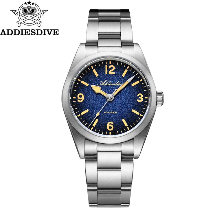 ADDIESDIVE AD2544 Women's Quartz Watch Japan 2035 Movement 100m Waterproof Sapphire Glass 316L Stainless Steel Ladies Watch 36mm