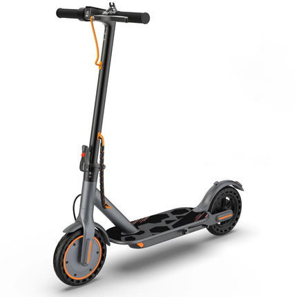 EU Stock 350W Electric Scooter 19 MPH 3 Speed Settings App Control 8.5 Inch Solid Non Slip Tires IPX4 Water Resistance Aluminum Alloy Frame Maximum Load Capacity 120 Kg