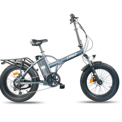 Bicicletta Elettrica FAT Volt Alpha Pro 250W 36V 13Ah Pieghevole 20" Luci LED Portapacchi ISO - Prodotto e Spedito dall'Italia - Conforme Normative UE