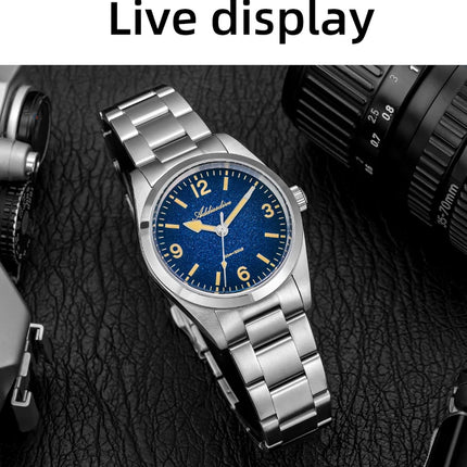 ADDIESDIVE AD2544 Women's Quartz Watch Japan 2035 Movement 100m Waterproof Sapphire Glass 316L Stainless Steel Ladies Watch 36mm