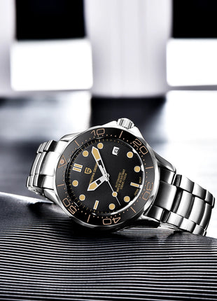 Orologi da uomo PAGANI DESIGN, orologio meccanico automatico di lusso, orologio da uomo resistente all'acqua, vetro zaffiro AR, orologio leggero, spedizione locale UE